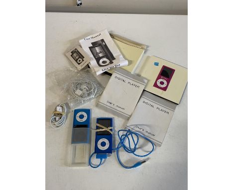 A selection of assorted Ipod and digital players unchecked 