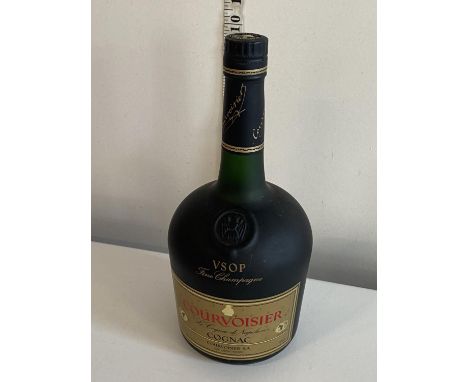 A sealed bottle of Courvoisier fine Champagne Cognac 1 litre 