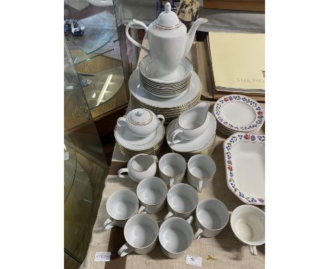 A comprehensive Harmony bone china tea service (chip to one cup) approx 45 pieces, shipping unavailable
