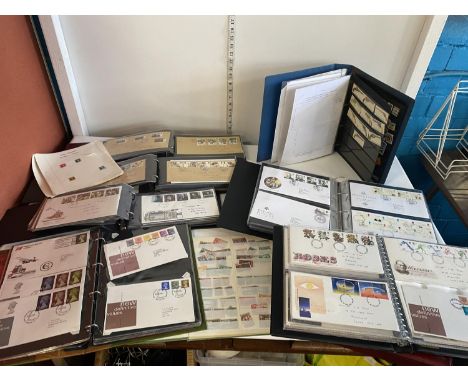 A large selection of First Day cover albums 