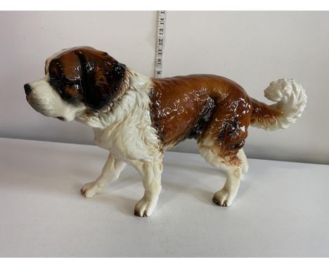 A large vintage Goebel St Bernard figure L48xH30cm approx 