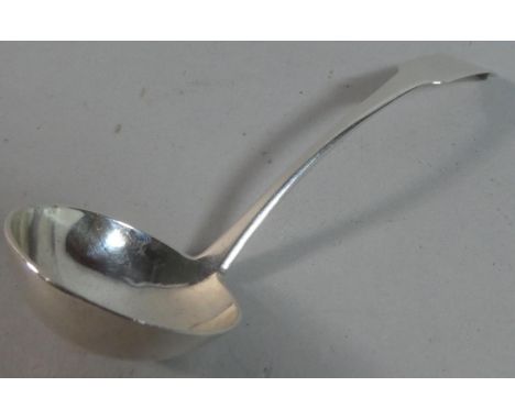 A Small Scottish Silver Ladle by Robert Keay of Perth, Signed with a Double Headed Eagle and RK, 27g 