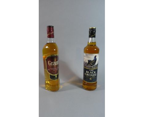 A 70cl Bottle of Grant's Family Reserve Scotch Whisky and a 70cl Bottle of the Black Grouse Whisky 