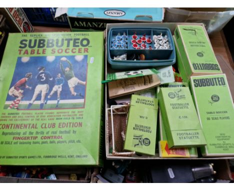 A Subbuteo Club Edition table soccer game, boxed.  