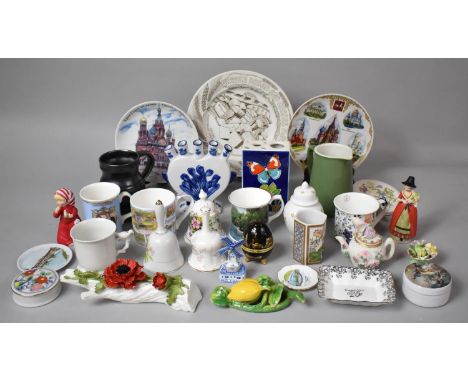 A Collection of Various Ceramic Tankards, Plates and Ornaments 