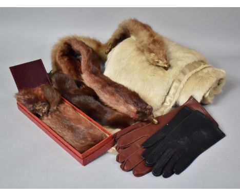 A Collection of Vintage Fur Stoles etc 
