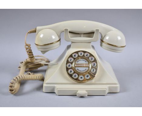 A Vintage Style Push Button Telephone by Astrol, The Whitehall 1212 