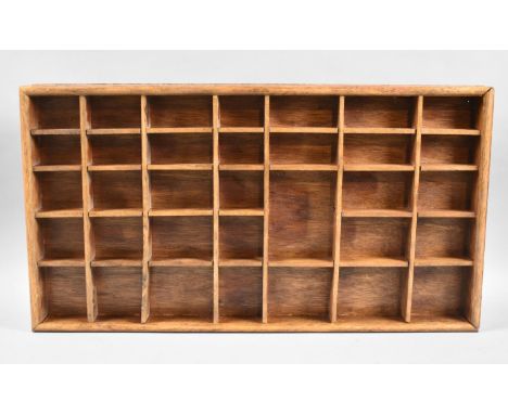 A Vintage Varnished Print Tray, 60x32cm 