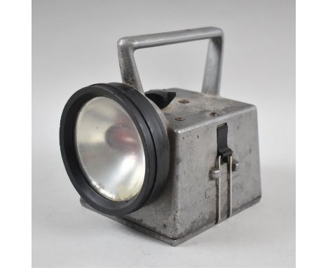 A Vintage Metal British Rail Torch by Bardick Ltd, South Hampton, 15cm long 