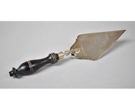 A Commemorative Silver Plated Trowel Having Silver Mount, Presented to H Wade by Bethel UMC, June 23 1923, 32cm Long 