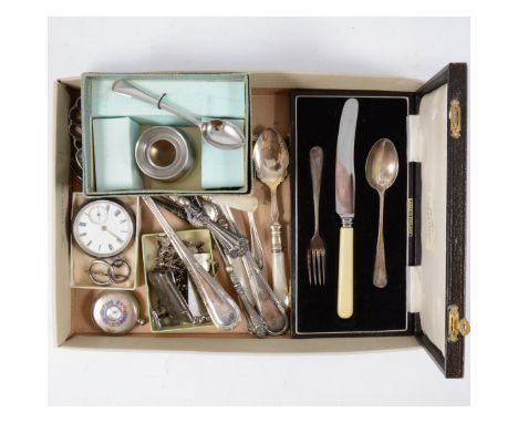 A collection of silver jewellery etc, a silver ingot pendant, pair of silver hallmark cufflinks Sheffield 1977 Jubilee mark, 