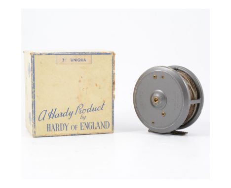 HARDY PERFECT BRASS FACED 4.5 INCH SALMON FLY REEL- EARLY 1905