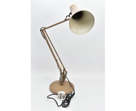 AN ANGLE POISE LAMP, with fork block, Herbert Terry Design (not marked), c 1960 (PAT passed)