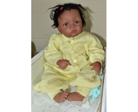 A BOXED ASHTON DRAKE GALLERIES 'JASMINE GOES TO GRANDMA'S SO TRULY REAL VINYL DOLL, from the Jasmines World of Wonder Collect