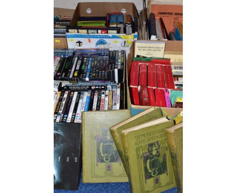 BOOKS/DVD/CDS a collection of hardback and paperback titles to include films and film making, music and music scores, cookery