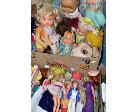 A QUANTITY OF ASSORTED DOLLS, to include Sindy, Jaime Sommers Six Million Dollar Woman, Jill from Charlies Angels, Bjorn from