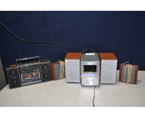 A PANASONIC SA-PM91D DVD STEREO SYSTEM with a pair of matching 3 way speakers (euro plug so PAT pass and working with an adap