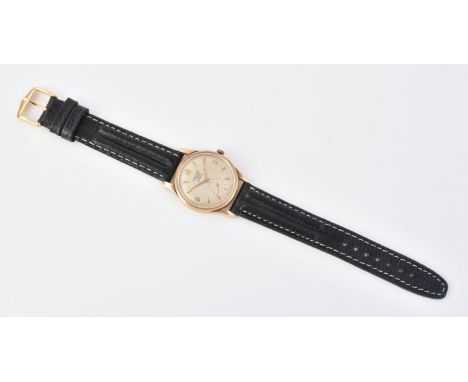 
	
		Longines,
		9 carat gold wrist watch, no. 02086, circa 1956
		Movement: Cal. 22A, automatic, 18 jewels
		Case: 9 carat g
