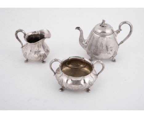 
	
		Y&nbsp;A Danish silver tapered tea pot by Fredrik Christian Vilhelm Christesen (1822-1899), Copenhagen date worn, assay 