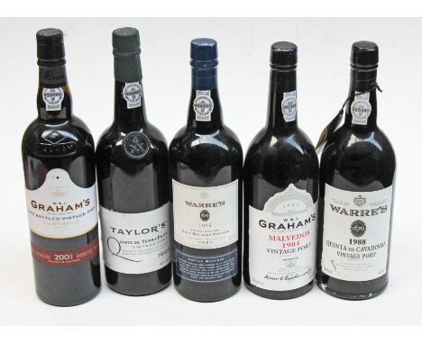 5 bottles of vintage port.