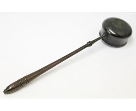 A 19th Century treen toddy ladle, length 29.5cm.