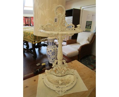 Coalbrookdale style iron stick stand