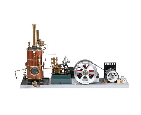 AN EXHIBITION STANDARD MODEL OF A LIVE STEAM HORIZONTAL MILL ENGINE BUILT IN 2008 BY THE LATE MR RICHARD ARNOLD CASTLE OF WAT