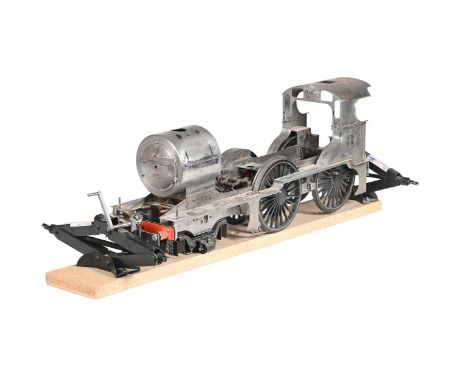 A PART BUILT 5 INCH GAUGE MODEL OF A 4-4-0 TENDER LOCOMOTIVE NO 529 THE WORK CARRIED OUT BY THE LATE MR COLIN J F TICKLE Sund