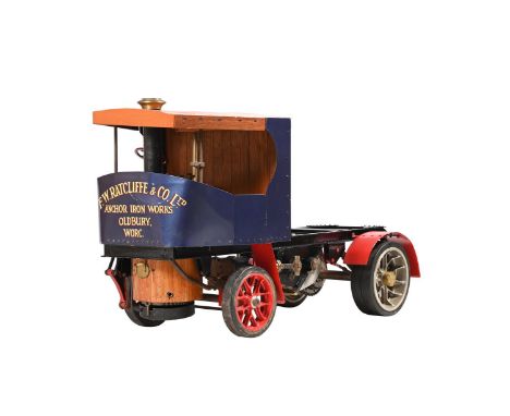 A PART BUILT 2 INCH SCALE CLAYTON STEAM LORRY The model is approximately 90% completed and requires a water storage tank, wat