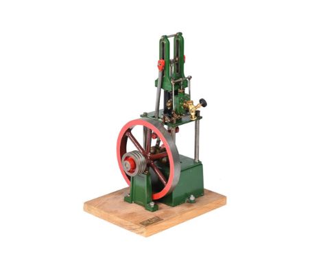 A WELL-ENGINEERED MODEL OF A STUART TURNER 'JAMES COOMBES' LIVE STEAM TABLE ENGINE  BUILT TO THE ANDREW SMITH DESIGN, FROM A 