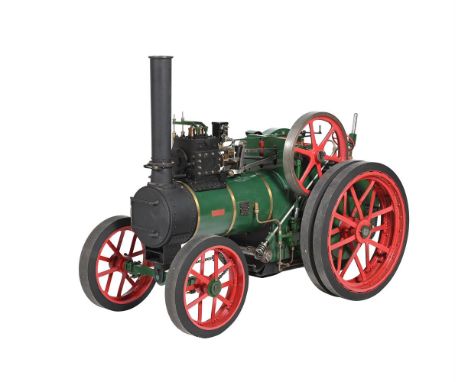 A WELL-ENGINEERED 2 INCH SCALE MODEL OF A DURHAM AND YORKSHIRE AGRICULTURAL TRACTION ENGINE 'OLD BILL' BUILT BY MR R C SAKER 