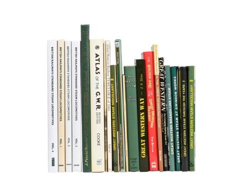 A COLLECTION OF NINETEEN HARDBACK BOOKS OF THE GREAT WESTERN RAILWAY To include A Pictorial record of Great Western Engine by