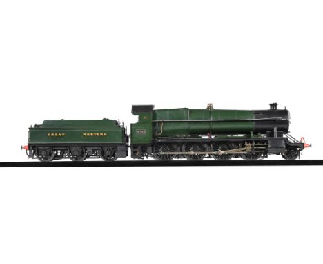 AN EXHIBITION STANDARD 3 1/2 INCH GAUGE GREAT WESTERN RAILWAY MODEL OF A 2-8-0 GOODS TENDER LOCOMOTIVE NO 4705 BUILT BY AN AW