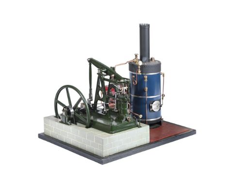 AN EXHIBITION STANDARD STEAM PLANT TO INCLUDE A MODEL OF A 'VULCAN' BEAM ENGINE BUILT TO THE DESIGN BY EDGAR T WESTBURY BY TH