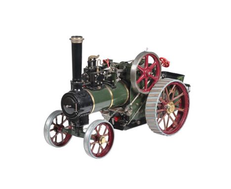 A WELL-ENGINEERED 1 INCH SCALE MODEL OF A 'MINNIE' AGRICULTURAL TRACTION ENGINE BUILT BY MR R C SAKER OF SURREY TO THE L C MA