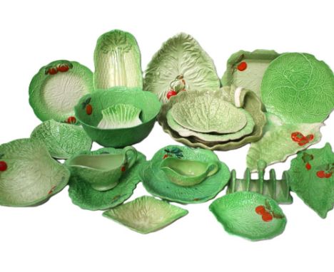 A collection of mid century wares by Carlton Ware, Beswick, Grimwades to include Dishes, Jugs , plates, toast rack , bowls in