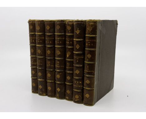 Gladstone, William Ewart. Gleanings of Past Years, in seven volumes, London: John Murray, 1879. Presentation copy bearing ink
