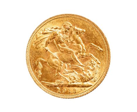 A George V sovereign, 1913, BP