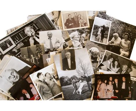 Collection of press photographs depicting Harold and Mary Wilson at various events/conferences or at leisure, some taken duri