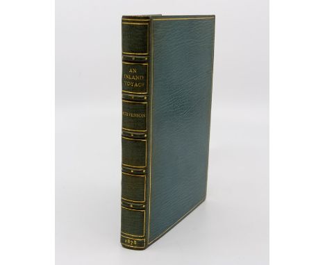 Stevenson, Robert Louis. An Inland Voyage, first edition, London: C. Kegan Paul &amp; Co., 1878. Finely bound by Bayntun (Riv