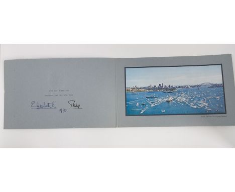 HM Queen Elizabeth II and HRH Prince Philip, Christmas card for Harold and Mary Wilson (former UK Prime Minister and his wife
