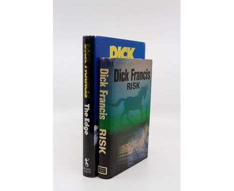 Francis, Dick. Risk, first edition, London: Michael Joseph, 1977, presentation copy for Mary Wilson, English poet and wife of