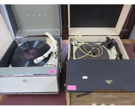 A vintage Garrard record player type SRP31C and a Garrard Hi-Fidelity record player 