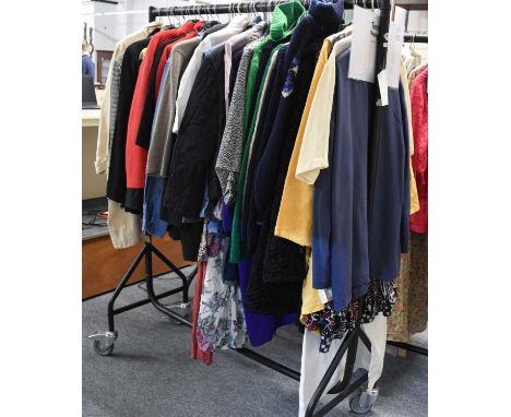 A Large Quantity of Modern Ladies Clothing, comprising wool and other coats, jackets, wool jumpers, separates etc including J
