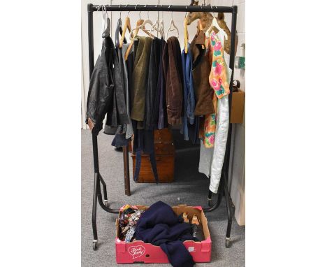 Modern Gents and Ladies Clothing, Shoes and Ties comprising a pair of Lee Cooper wide leg jeans 14L, pair of flared Levis 29"