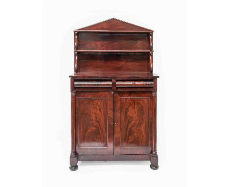 A 19th Century Walnut Secretaire Chest, 101cm by 46cm by 130cm