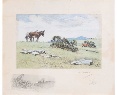 After Charles Johnson Payne "Snaffles" (1884-1967)"The Informers"Signed in pencil, 45cm by 56cm; together with a 19th century