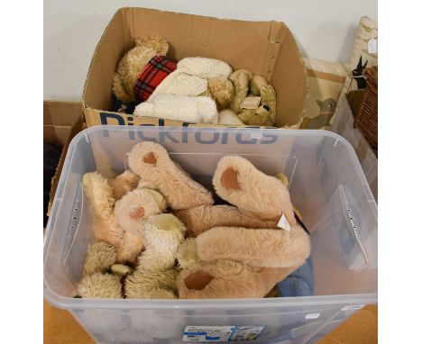 Modern Teddy Bears, including a Steiff bear, other names including Russ, Gund, Paddington Bear and Harrods etc, various sizes