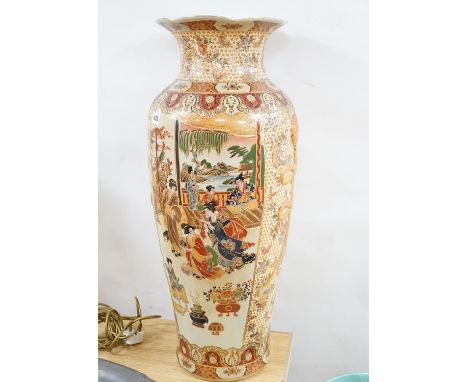 A large Japanese ceramic  vase 82cm