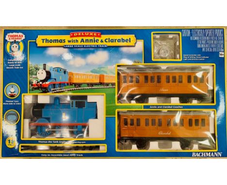 Bachmann G gauge Thomas &amp; Friends train set CONDITION REPORT: New Ex Shop Stock Boxed